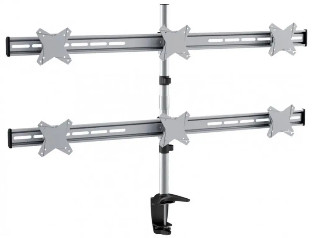 Suport de masa pentru monitoare Reflecta Plano Desk 23-1010 S 13"-23" (Silver)