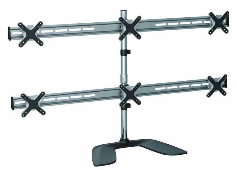 Кронштейн настольный для мониторов Reflecta Plano DeskStand 23-1010 S 13"-23" (Silver/Black)