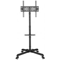 Suport mobil pentru televizor Reflecta 55P-Shelf (Black) Thumb