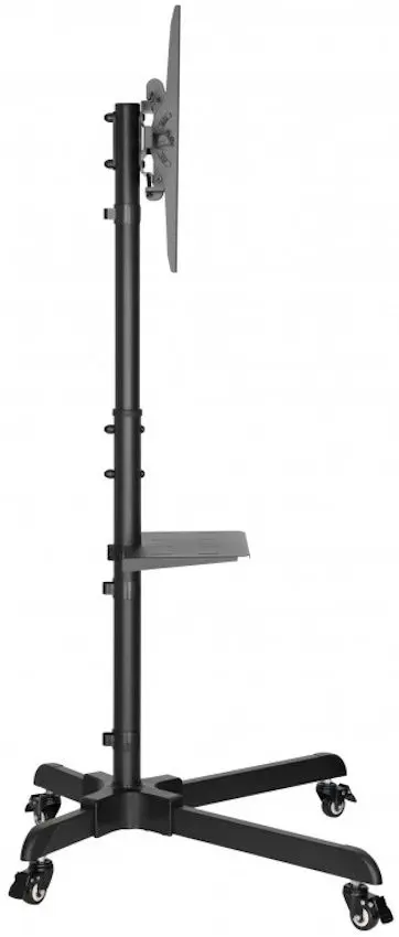 Suport mobil pentru televizor Reflecta 55P-Shelf (Black)