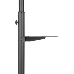 Suport mobil pentru televizor Reflecta 65P-Shelf (Black) Thumb