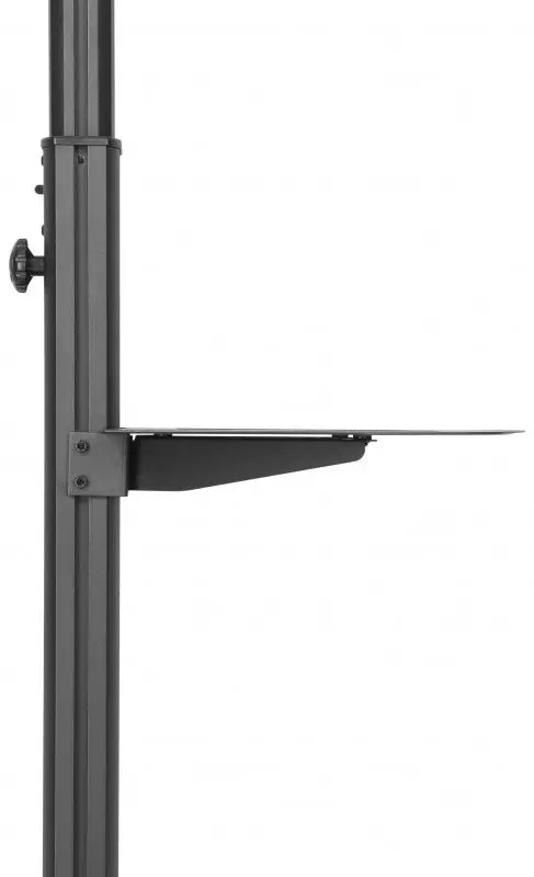 Suport mobil pentru televizor Reflecta 65P-Shelf (Black)