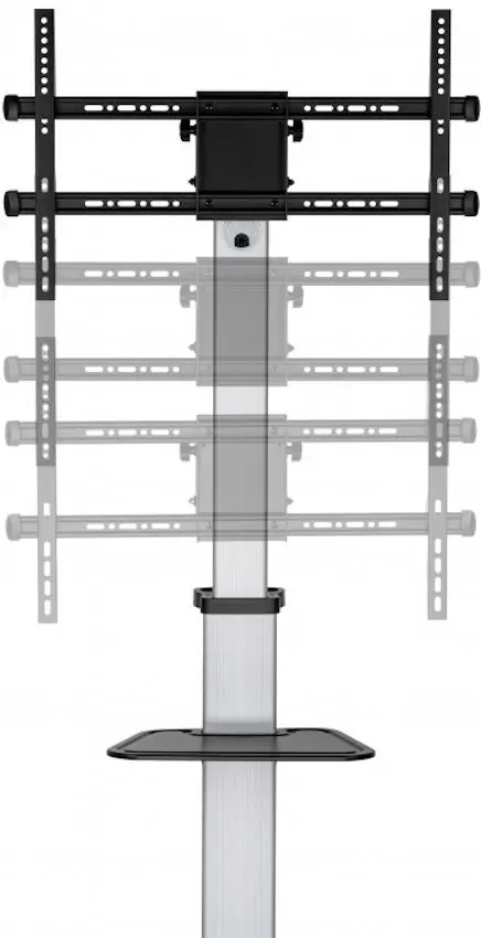 Мобильная подставка для телевизора Reflecta Elegant 86P-Shelf (Silver)