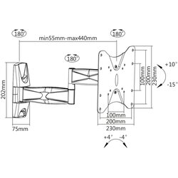 Кронштейн для монитора Signal LDA05-222 23