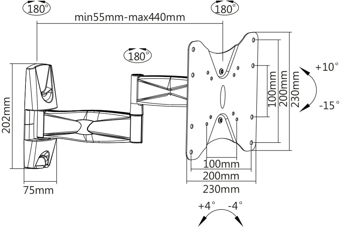 Кронштейн для монитора Signal LDA05-222 23
