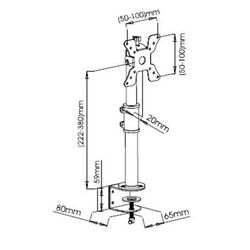 Кронштейн для монитора Techly ICA-LCD 500BK 13