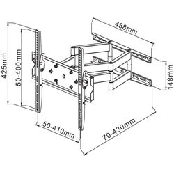 Suport pentru televizor Techly 301429 (Black) Thumb