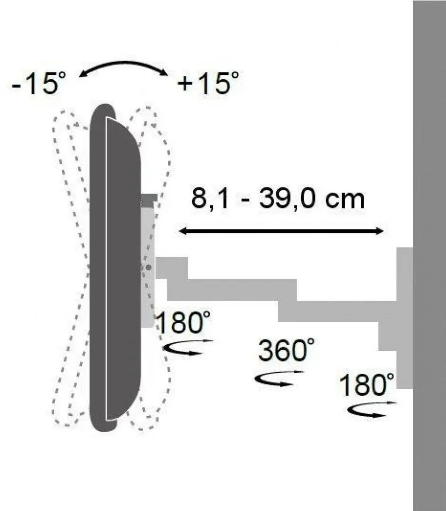 Кронштейн для телевизора Techly ICA-LCD 104BK 13