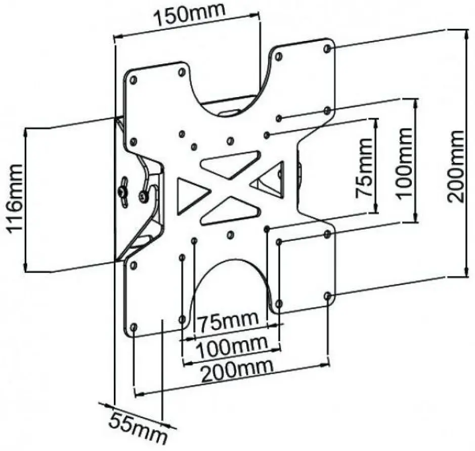Кронштейн для телевизора Techly ICA-LCD 113-BK 13
