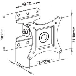 Кронштейн для телевизора Techly ICA-LCD 201BK 13