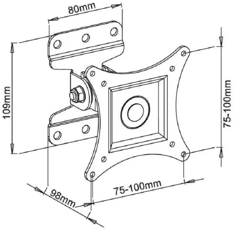 Кронштейн для телевизора Techly ICA-LCD 201BK 13