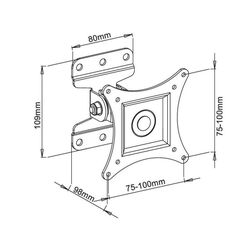 Кронштейн для телевизора Techly ICA-LCD 201WH 13