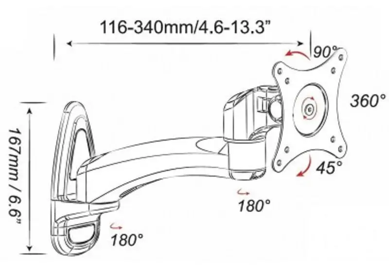 Кронштейн для телевизора Techly ICA-LCD 217S 15