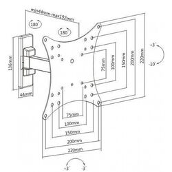 Кронштейн для телевизора Techly ICA-LCD 2901E 23