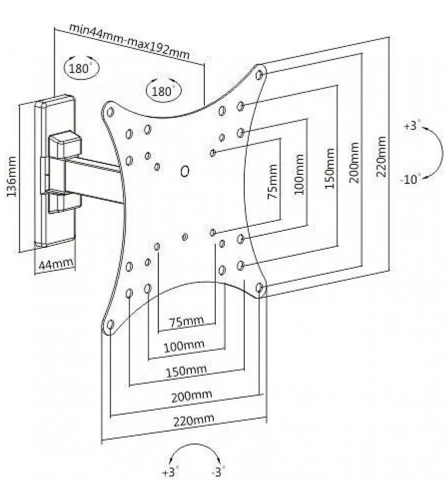 Кронштейн для телевизора Techly ICA-LCD 2901E 23