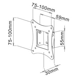 Suport pentru televizor Techly ICA-LCD 900 (Black) Thumb