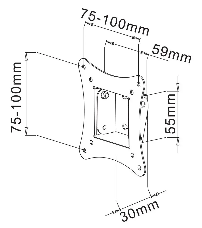 Suport pentru televizor Techly ICA-LCD 900 (Black) - 3