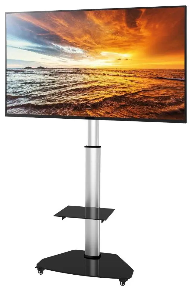 Мобильная подставка для телевизора Techly ICA-TR3SL (Silver/Black) - 4