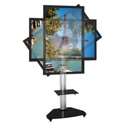 Мобильная подставка для телевизора Techly ICA-TR3SL (Silver/Black) Thumb