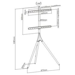 Подставка для телевизора Techly ICA-TR18SAM 45