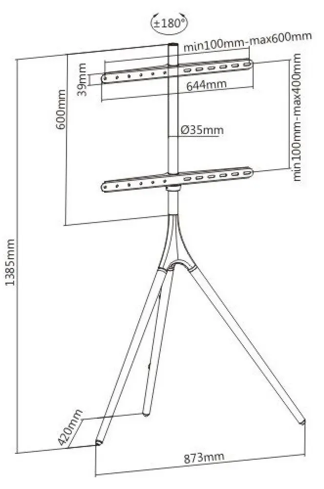 Подставка для телевизора Techly ICA-TR18SAM 45