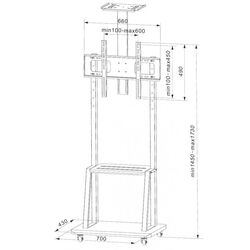 Подставка для телевизора Techly ICA-TR33 32