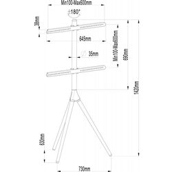 Suport pentru televizor Techly ICA-TR50 32