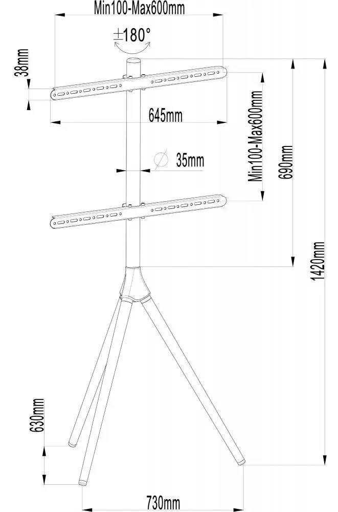 Suport pentru televizor Techly ICA-TR50 32