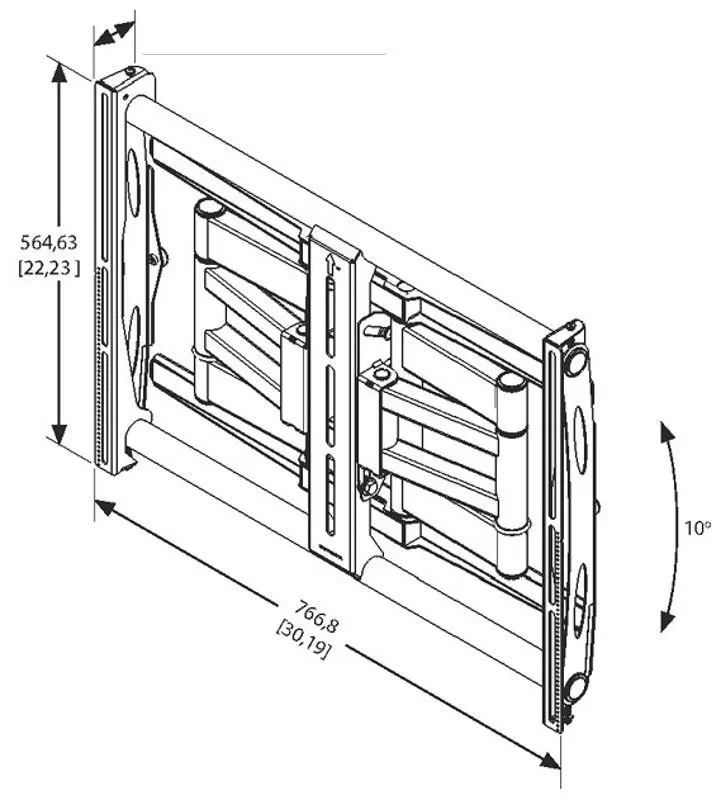 Кронштейн для телевизора Vogel's PFW 6851 (Black) - 2