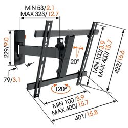 Кронштейн для телевизора Vogel'S W52070 32-55