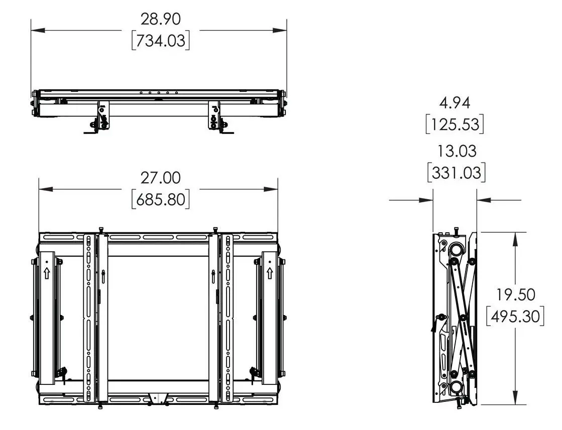 Suport pentru perete video Vogel'S PFW6870 37-65