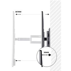 Кронштейн для телевизора VonHaus 3005024 13-27 (Black) Thumb