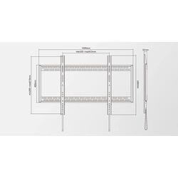 Suport pentru televizor VonHaus 3005092 60-100 (Black) Thumb