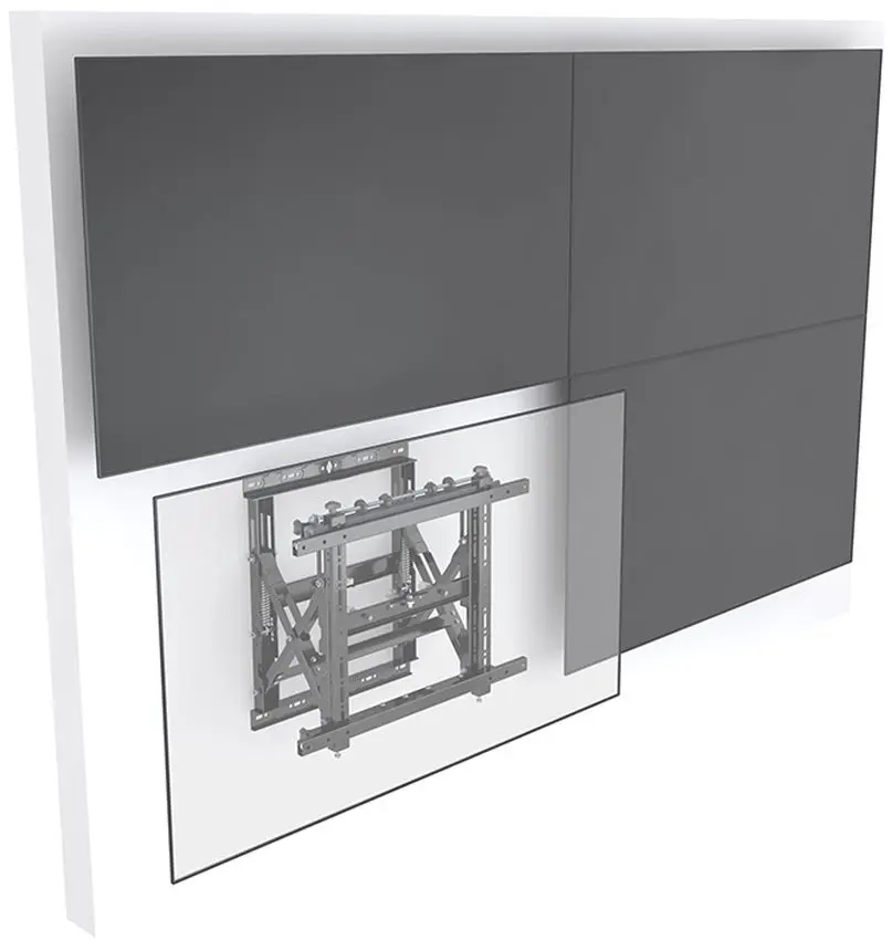 Suport pentru panou informativ Multibrackets M Public Video Wall Mount Push HD (Black)