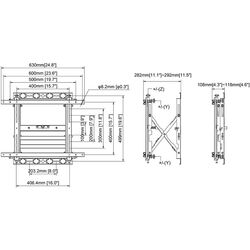 Suport pentru panou informativ Multibrackets M Public Video Wall Mount Push HD (Black) Thumb