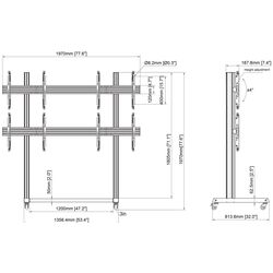 Stand perete video Multibrackets MB-3359 (Black) Thumb