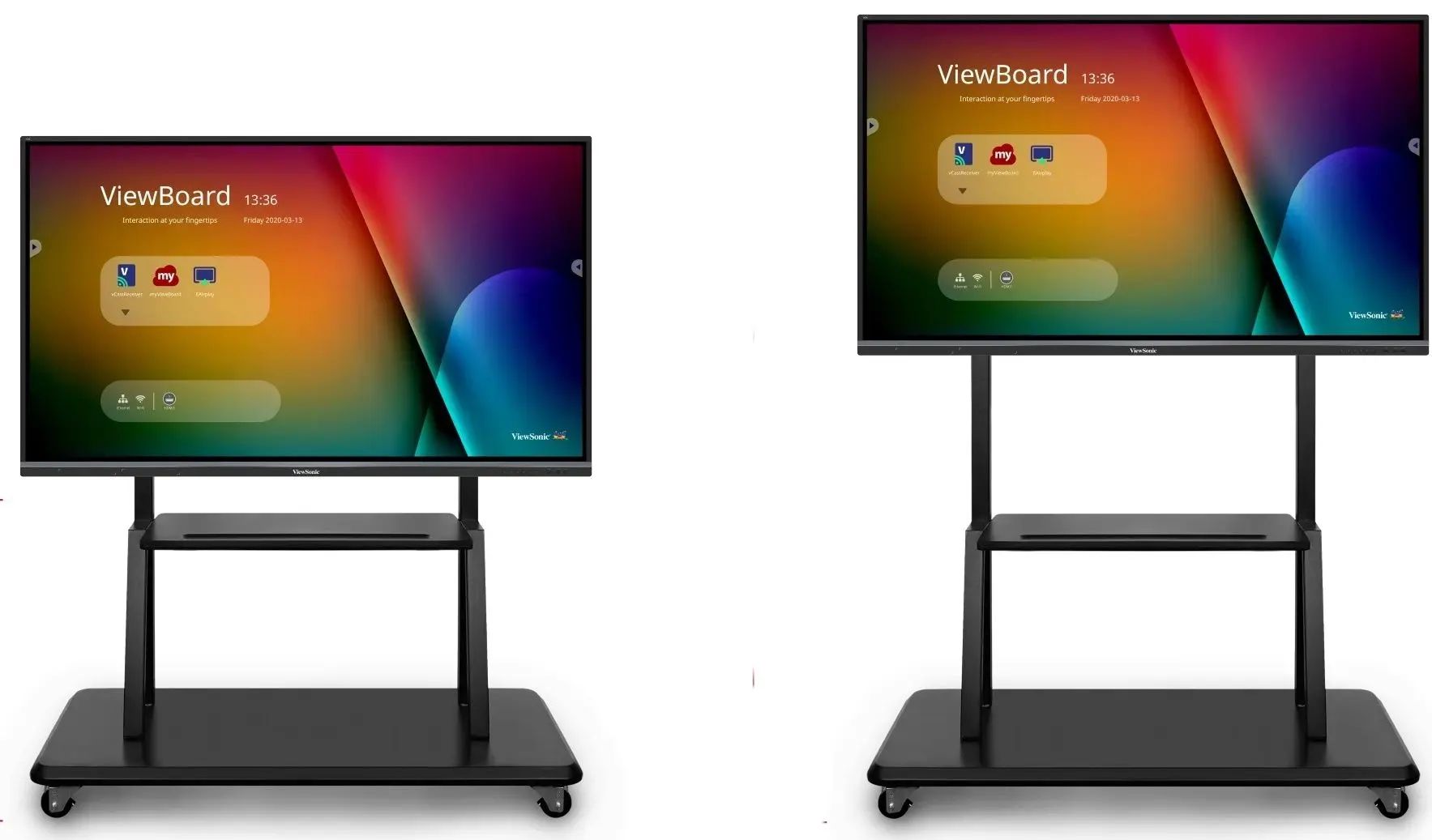 Stand pentru panou informativ Viewsonic VB-STND-001-2C (Black) - 4