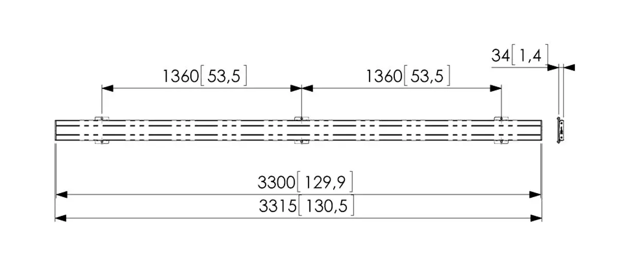 Suport perete video Vogel's VideoWall 4x4 (Black)