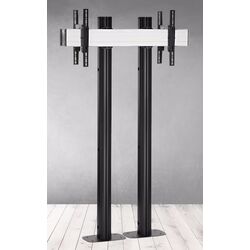 Stand pentru panou informativ Vogels Back to Back FMD1844B2B (Black/Silver)