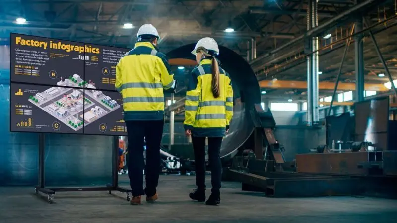 Stand perete video Vogel's VideoWall Сombo PFS3504/PFB3419 2x2 (Black)