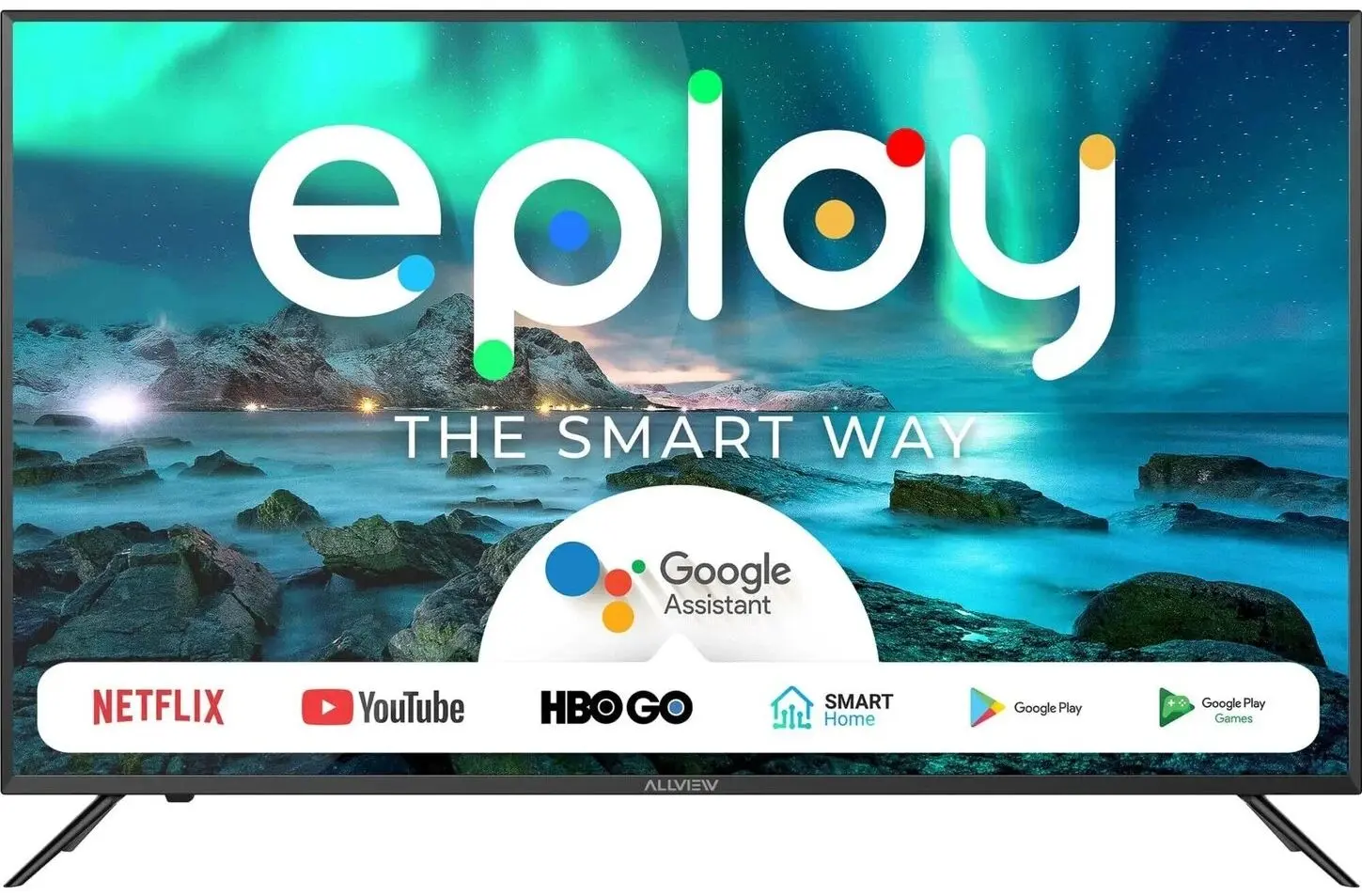 Телевизор Allview 4K UHD Smart 43ePlay6000-U (Black)