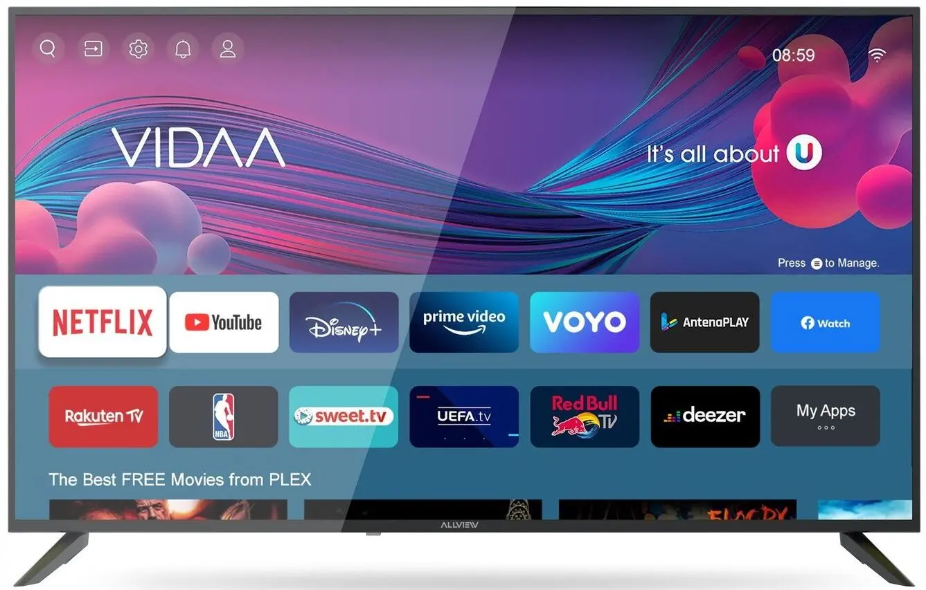 Телевизор Allview 4K UHD Smart 50IPLAY6000 (Black)