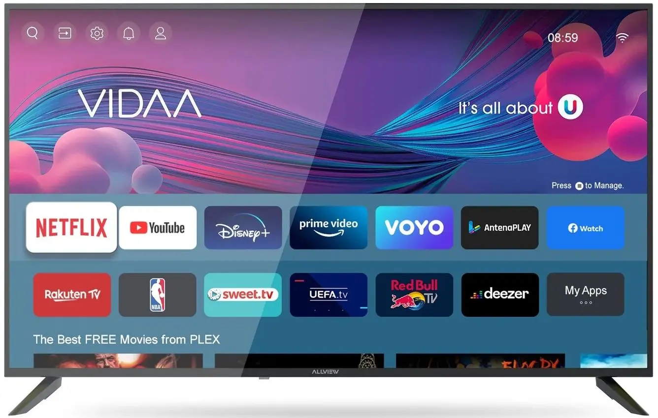 Телевизор Allview 4K UHD Smart 50iPlay6000-U (Black)