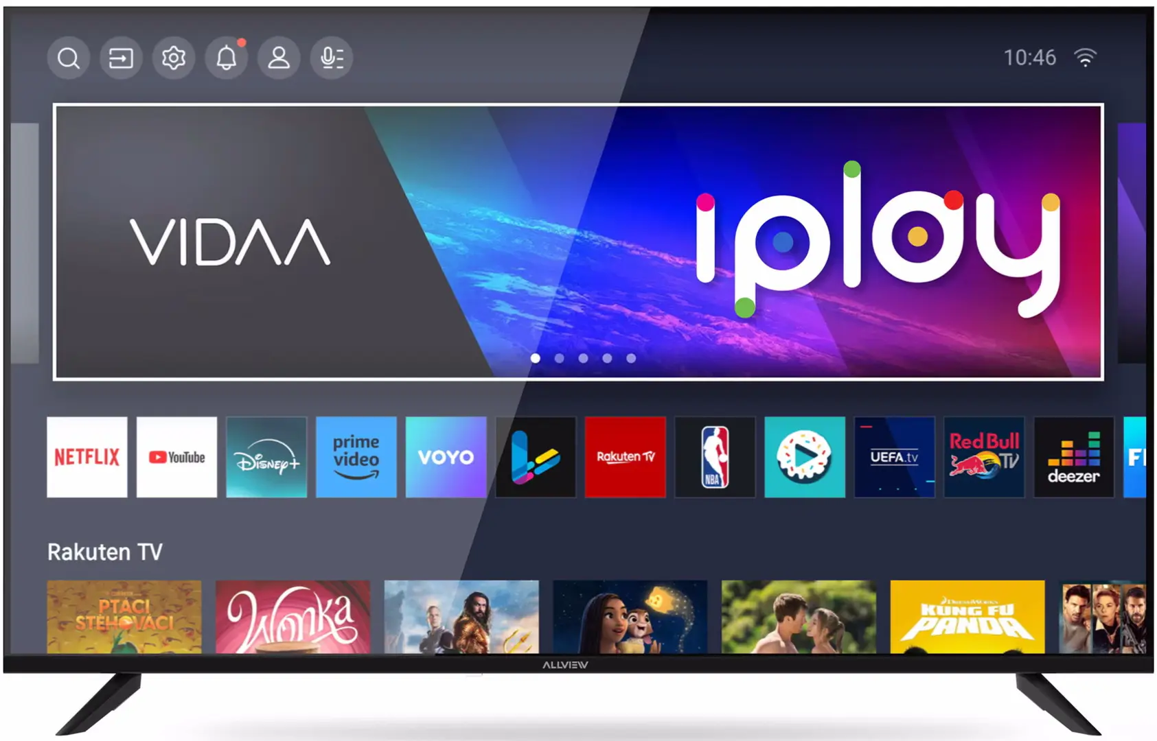 Televizor Allview QL55IPLAY6200-U QLED 4K Smart (Black)