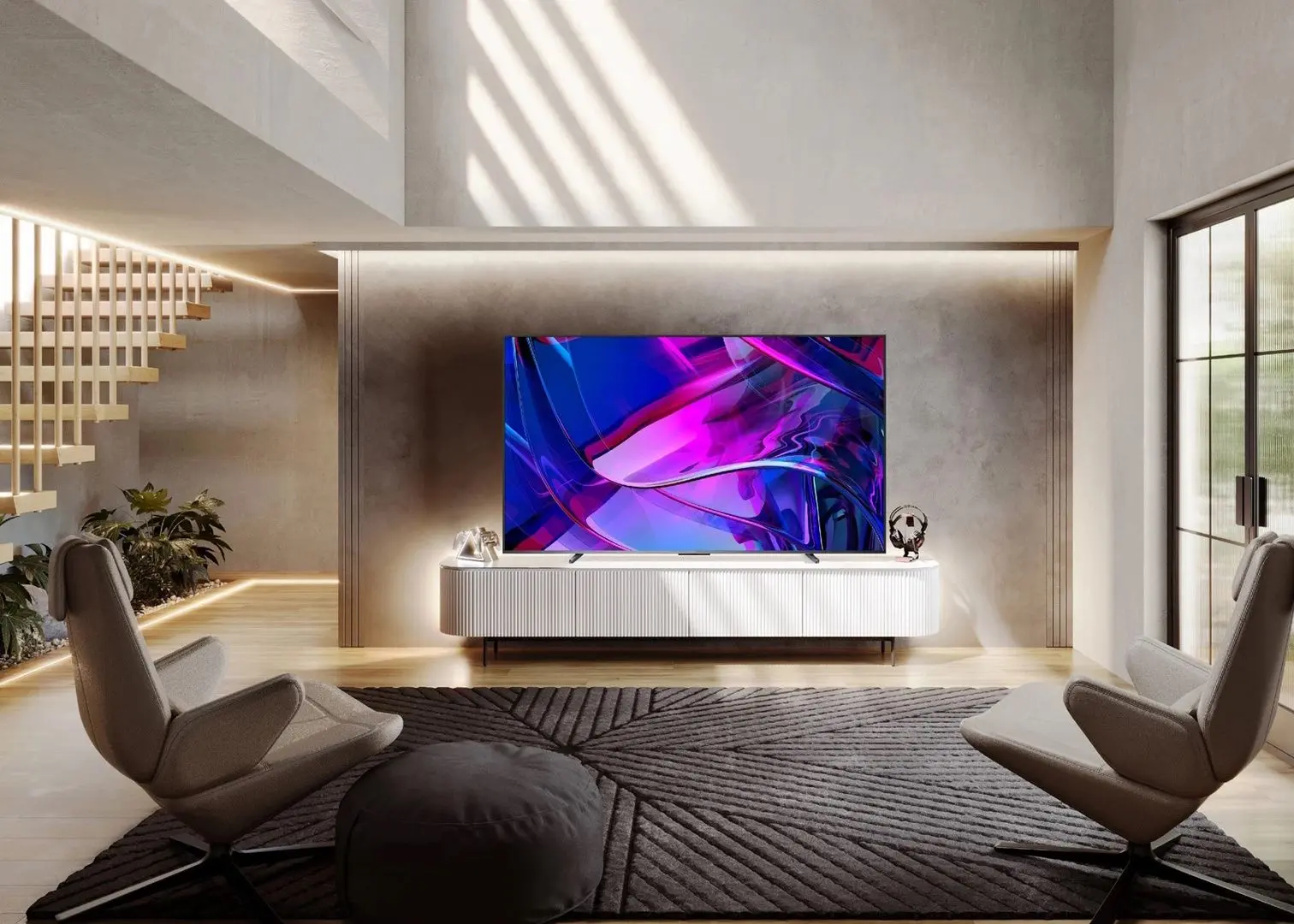 Телевизор Hisense 4K UHD Smart 100U7KQ (Grey)