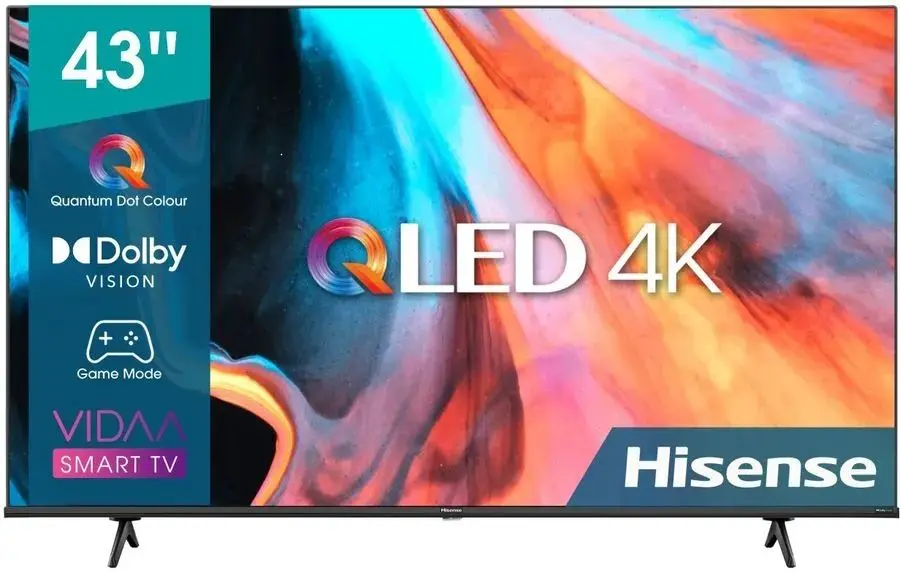 Телевизор Hisense 4K UHD Smart 43E7HQ HSN (Black)
