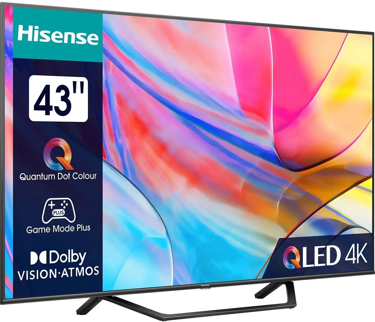 Televizor Hisense 4K UHD Smart QLED 43A7KQ (Black) - 2