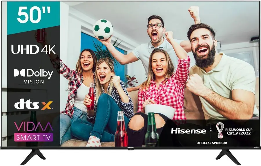 Телевизор Hisense 4K UHD Smart 50A6BG (Black)