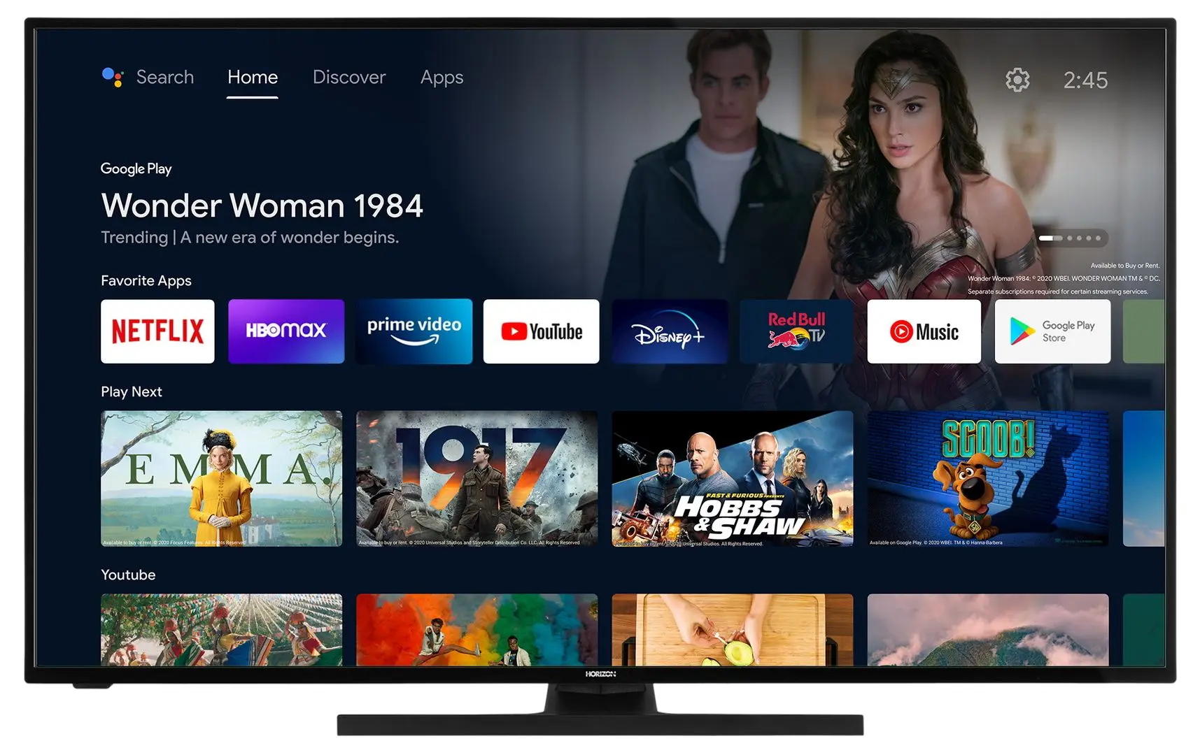 Televizor Horizon 4K UHD Smart 43HL7590U/C (Black)