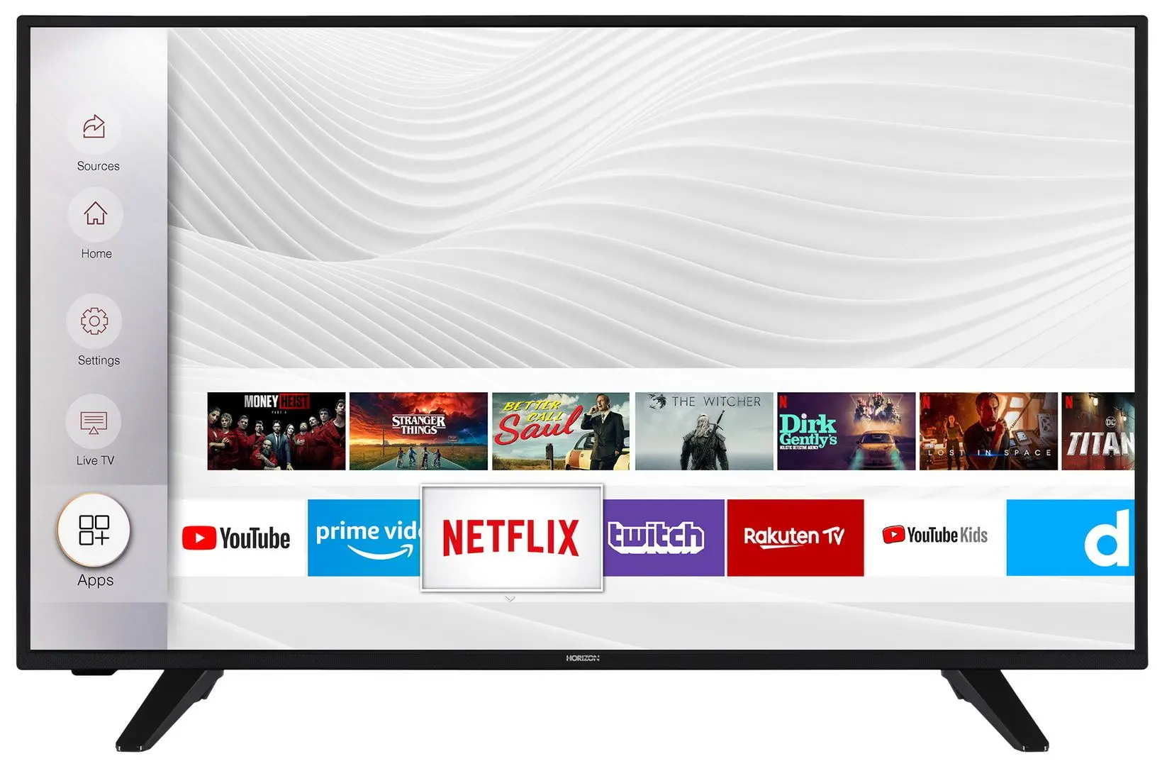 Televizor Horizon 4K UHD Smart 55HL7539U/C (Black)